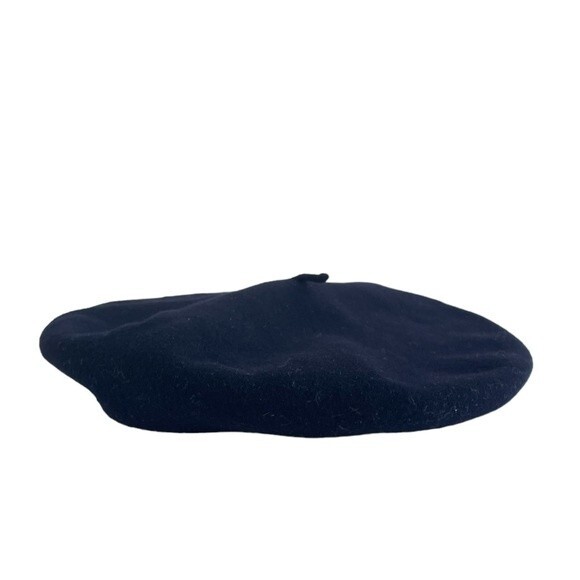 Bearn Authentic French Beret Black Wool Parisian Classic Cap Preppy Hat Cap main image 5